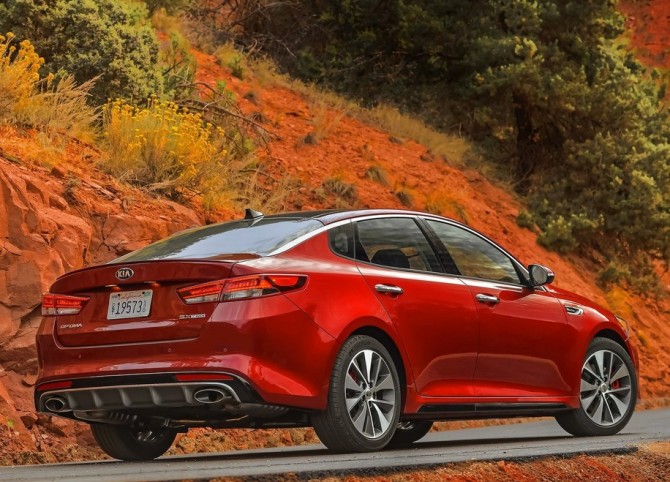 2015 Kia Optima Rear Right Side