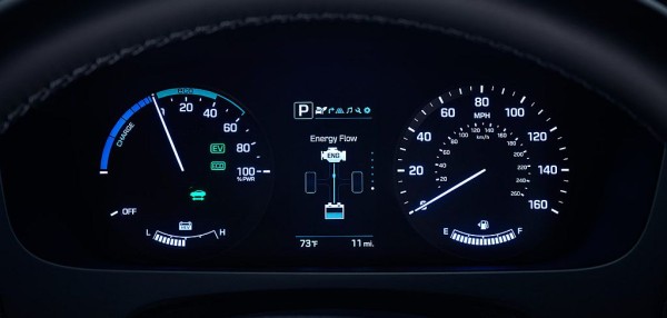 2016 Sonata Hybrid interior