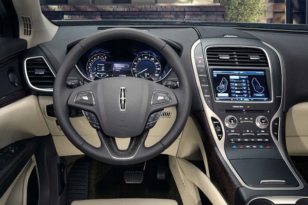 Lincoln MKX 2016 luxury crossover SUV interior