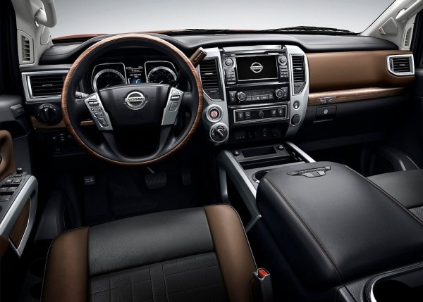 Nissan Titan 2016 diesel interior