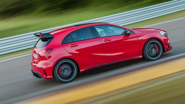 2016 Mercedes A45 AMG On the road