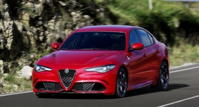 2016 Alfa Romeo Giulia QV On the road