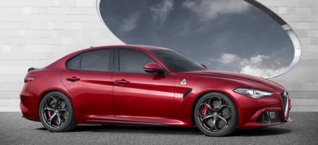 2016 Alfa Romeo Giulia QV Side View