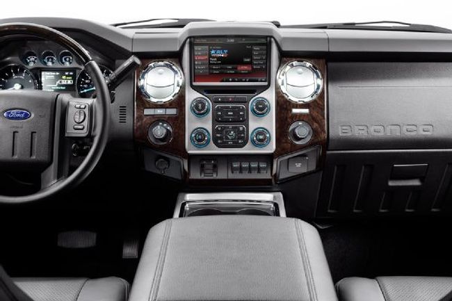 2016 Ford Bronco Dashboard